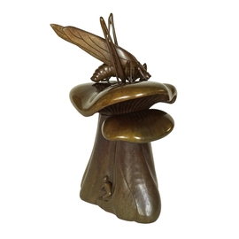 Cricket On Mushroom, Anne Pierce