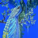 Peacock Moon By Environmental Artist Apollo