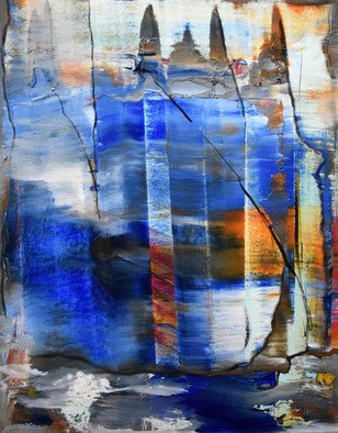 Arrachme Art: 'bold country', 2020 Oil Painting, Abstract. The rich vibrant blue skies and great outdoors inspired this captivating abstract expressionist oil painting on board. ...