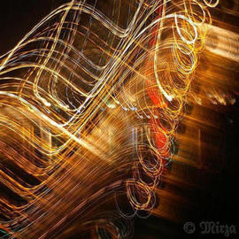 Mirza Ajanovic: 'Painting MUSIC with Light 4U', 2005 Color Photograph, Abstract. 