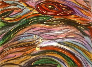 Gudrun Ploetz: 'colours of erotic 1', 2003 Encaustic Painting, Abstract. Encaustic on thick aquarell paper...