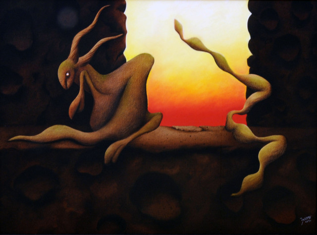 Artist Abbas Batliwala. 'MARS' Artwork Image, Created in 2012, Original Painting Oil. #art #artist