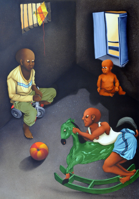 Artist Abbas Batliwala. 'One Two Cha Cha' Artwork Image, Created in 2012, Original Painting Oil. #art #artist