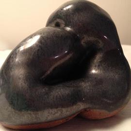 Robin Hutchinson: 'Dual Embrace', 2013 Ceramic Sculpture, Abstract. Artist Description:   Dual abstract form embracing.   ...
