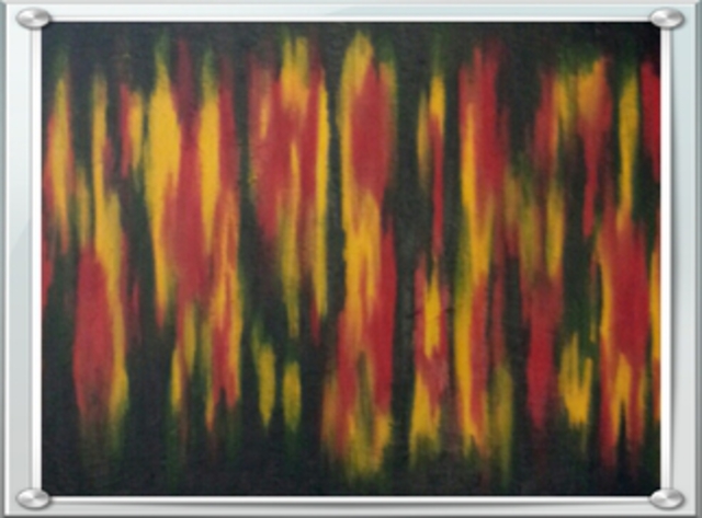 Sherry Evaschuk  'Melting Fire', created in 2013, Original Painting Other.
