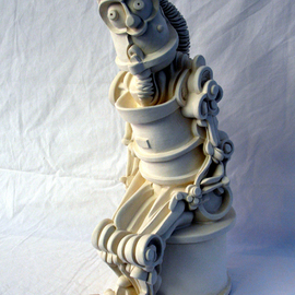 Austen Pinkerton: 'Robot', 2006 Ceramic Sculpture, Figurative. 