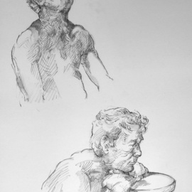 two quick studies of stephen  By Austen Pinkerton
