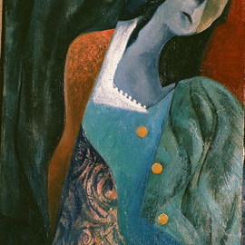 Sedighe Mahdavi: 'no title', 1998 Oil Painting, Figurative. 