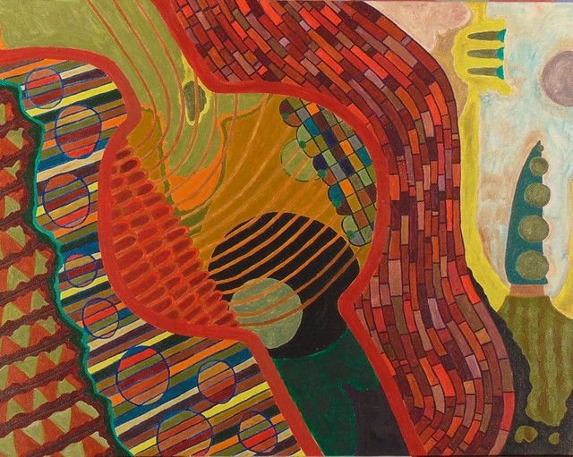 Ben Hotchkiss  'Composition 2061', created in 1997, Original Painting Other.
