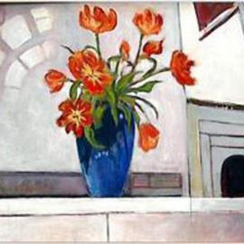 Beverly Furman: 'Tulips', 2005 Acrylic Painting, Floral. 