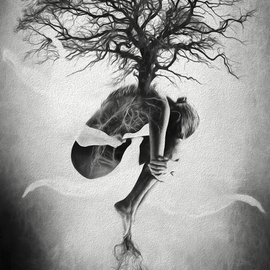 Erik Brede: 'Tree of Life', 2013 Black and White Photograph, Conceptual. Artist Description: 80x100cm  90x110cm Unframed Pop Art in a limited edition of 10 + 1AP...