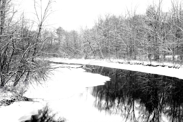 Artist Bruce Panock. 'Hosatonic Winter 2009' Artwork Image, Created in 2009, Original Photography Black and White. #art #artist