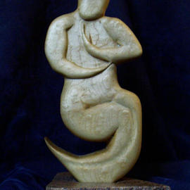 Bryan Patterson: 'Dancing Shiv', 2003 Mixed Media Sculpture, Abstract Figurative. Artist Description: Flowing, evolving fertility figure of maple and granite....