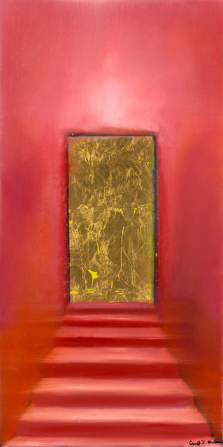 Carole Wilson  'Door In Orange', created in 1995, Original Printmaking Giclee.