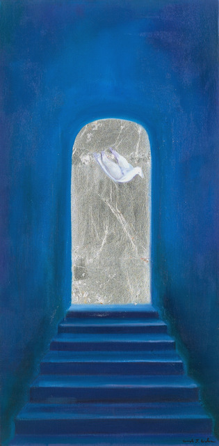 Carole Wilson  'Door In Blue', created in 1995, Original Printmaking Giclee.