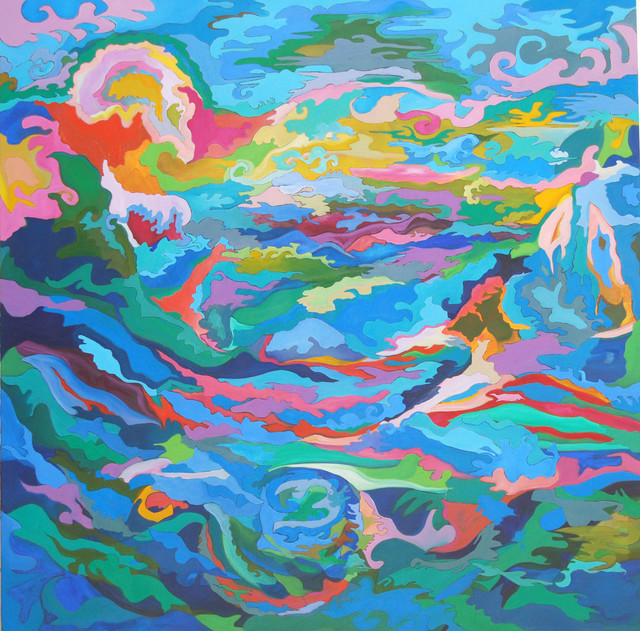 Carole Wilson  'Ocean', created in 2005, Original Printmaking Giclee.
