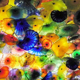 Carolyn Bistline: 'GLASS AS ART', 2012 Color Photograph, Abstract. Artist Description:  Beautiful Hand Blown Glass As Art.       ...