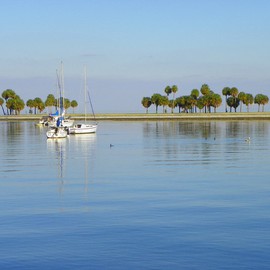 Carolyn Bistline: 'SAIL AWAY', 2012 Color Photograph, Sailing. Artist Description:  No Chop- the feeling  of Zen. Enjoy the tranquil, relaxing feel of the water on the bayfront.      ...