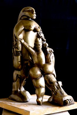 Catalin Geana: 'Encounter Alien Gods', 2012 Bronze Sculpture, Figurative. Bronze sculpture, Alien Gods - Encounter by Catalin Geana...