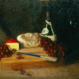 Dennis Chadra: 'Feast', 2011 Oil Painting, Still Life. Artist Description:  Feast, Still Life, Oil, Linen,                ...