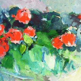 Daniel Clarke: 'Roses', 2007 Acrylic Painting, Still Life. Artist Description:  Roses is part of the Artist' s California Scenes series of paintings. ...