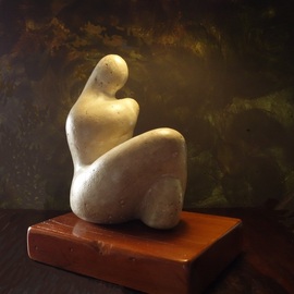 Daniel Gomez: 'mother and child 2', 2021 Other Sculpture, Figurative. Artist Description: Name : Mother and Child 2- Dimentions: 24 x 20 x 15 centimetres   Base included   weight: 3 kilos Year : 2021 Signed in the back ...