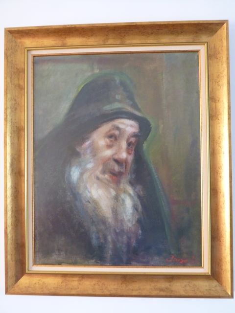 Danila Incze  'Portrait Of A Monk', created in 2016, Original Painting Oil.