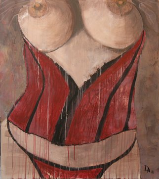 Dariya Afanaseva: 'corset', 2011 Acrylic Painting, nudes.   canvas/ acrylic 90cm x 80cm 2011...