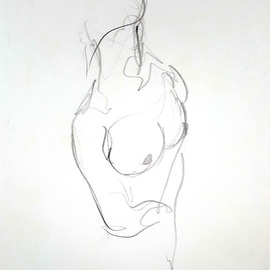 female nude torso By Dave Martsolf