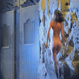 Dmitry Savchenko: 'Mysterious morning Barcelona Limited Edition', 2015 Color Photograph, nudes. Artist Description:  Artwork from the seriesBarcelona A natural photo made with the special photography technique . Not Photoshop, not collage and etc. Created with natural light from the night lanterns and lamps + flash lighting. The year since creation - 2015. The Gothic Quarter. BarcelonaLimited edition 2/ 100, printed on canvas, numbered and ...
