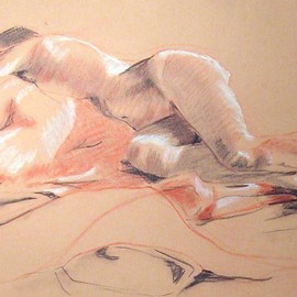 Reclining Woman By Donna Gallant