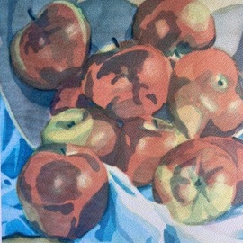 a bunch of apples  By Donna Gallant