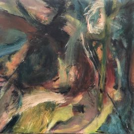 Bob Dornberg: 'heavy wind', 2020 Oil Painting, Abstract. Artist Description: SAILING UNDER HEAVY WIND...