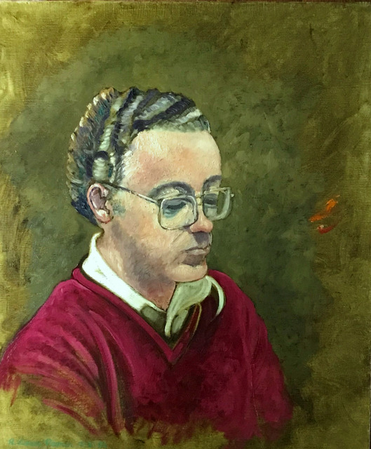 Lou Posner  'Portrait Of Dru Dougherty', created in 1984, Original Other.
