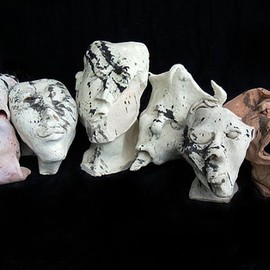 Emilio Merlina: 'dirty rain', 2012 Ceramic Sculpture, Fantasy. 