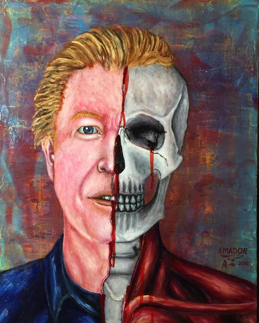 Artist Frank Amador. 'Toms Portrait' Artwork Image, Created in 2015, Original Painting Oil. #art #artist