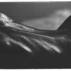 Tony Lee: 'back', 2002 Black and White Photograph, nudes. Artist Description: full- frame nude showing the back muscles. printed with wide borders on 9x12 paper. hand- signed by artist. ...