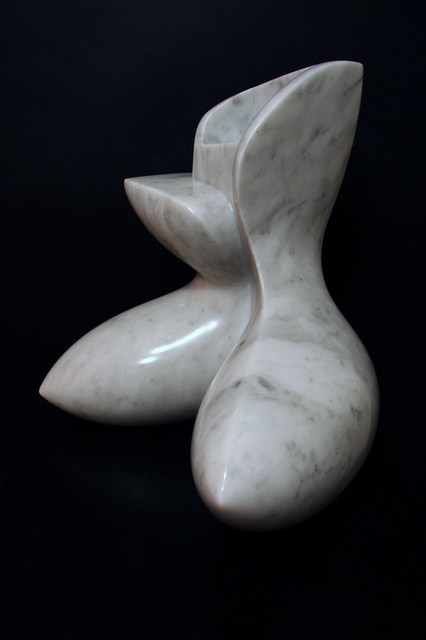 Francesca Bianconi  'Seated Figure', created in 2000, Original Sculpture Bronze.