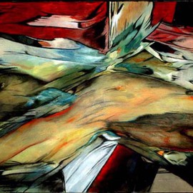 Franziska Turek: 'flowing', 2014 Oil Painting, Abstract. 