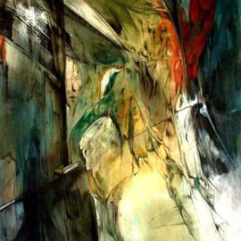 Franziska Turek: 'open window', 2013 Other Painting, Abstract. 