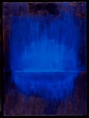 George Oommen: 'sacred places within you 3', 1997 Oil Painting, Abstract. 