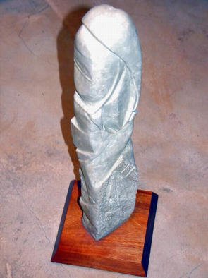 Gregory Gobla: 'madonna', 1996 Stone Sculpture, Representational. Artist Description: This is a limestone piece that evolved from our attitudes about religious icons. It actually broke and I fused it back together as testiment to our own weaknesses and vunerabilities. ...
