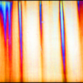 Gregory Stringfield: 'Abstract Window', 2000 Color Photograph, Abstract. Artist Description: Train Car Window.35mm/ color negative film.Sacramento, Ca. 2000...