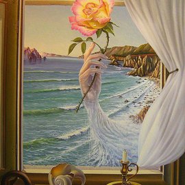 Gyuri Lohmuller: 'when the memory returns', 2007 Oil Painting, Surrealism. Artist Description: The original was sold.Upon  request, I can paint a similar theme more or less accurate than the original. Please contact me to order....
