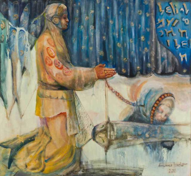 Artist Hengameh Abedin. 'Spiritual' Artwork Image, Created in 2013, Original Painting Oil. #art #artist