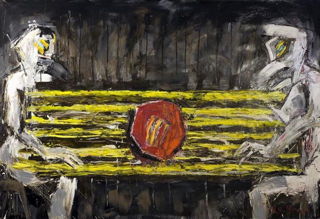 Maciej Hoffman  'Distance', created in 2009, Original Painting Oil.