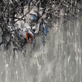 Maciej Hoffman: 'Wind', 2009 Oil Painting, Abstract Figurative. 