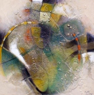 Syed Iqbal: 'Tears of Nature 81', 2001 Acrylic Painting, Abstract.  tears of nature- 8120
