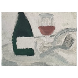 Irfan Ajvazi: 'the dinner', 2023 Other Painting, Still Life. Artist Description: the dinner, oil and acrylic on canvas, 2022...