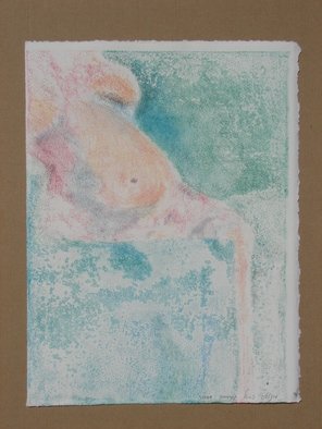 Tamara Sorkin: 'pastel monoprint', 2009 Monoprint, Abstract Figurative. 